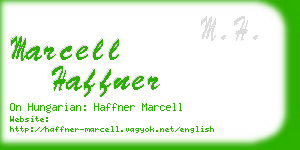 marcell haffner business card